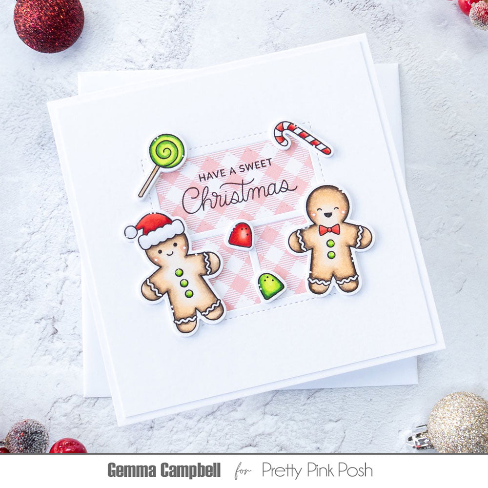Pretty Pink Posh Gingerbread Friends stamp set