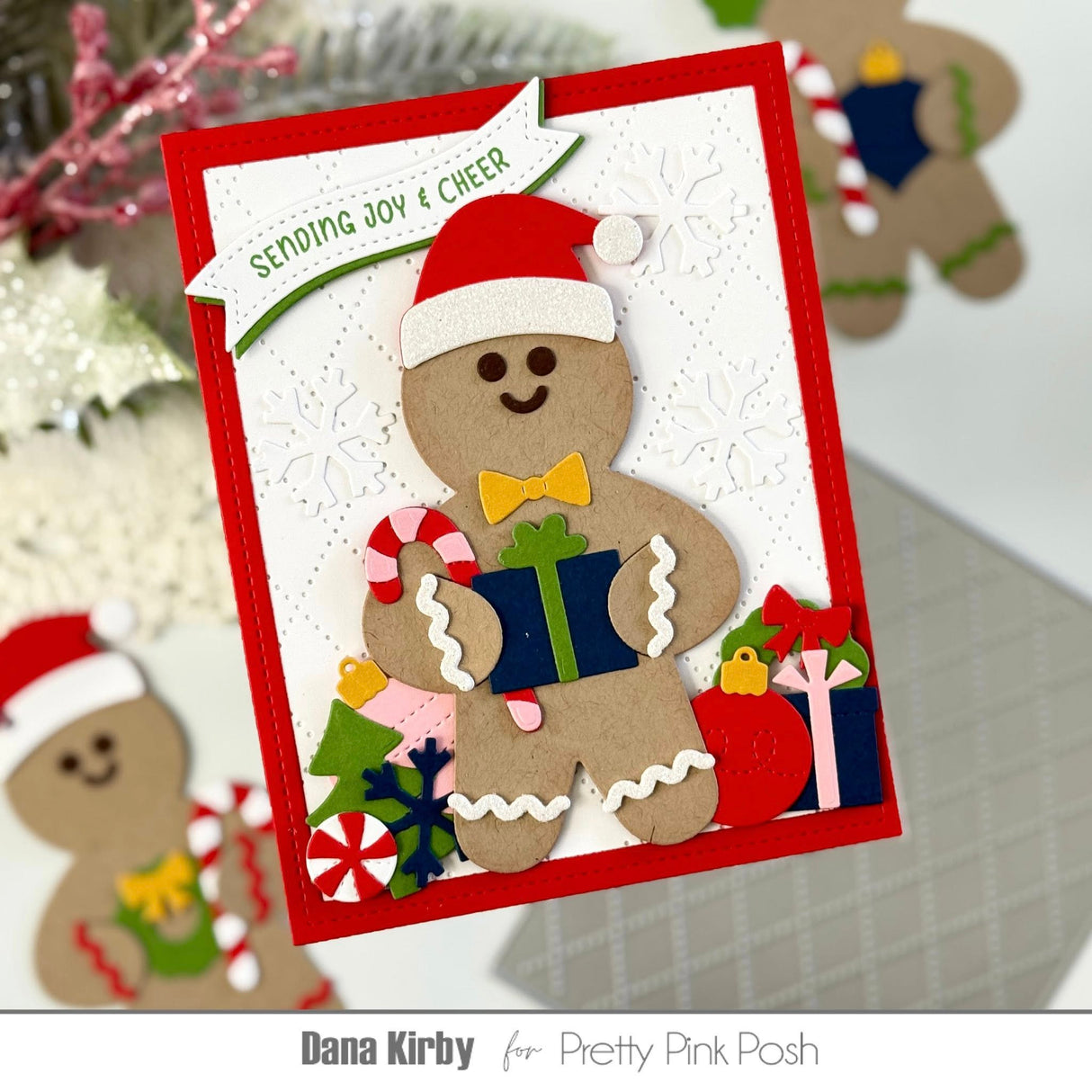 Pretty Pink Posh Gingerbread Holder