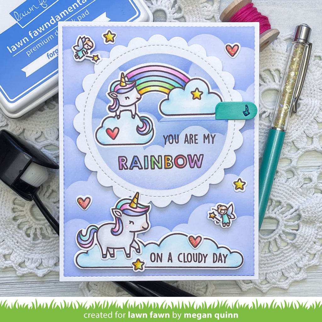 Lawn Fawn My Rainbow Stamp and Die Set Bundle