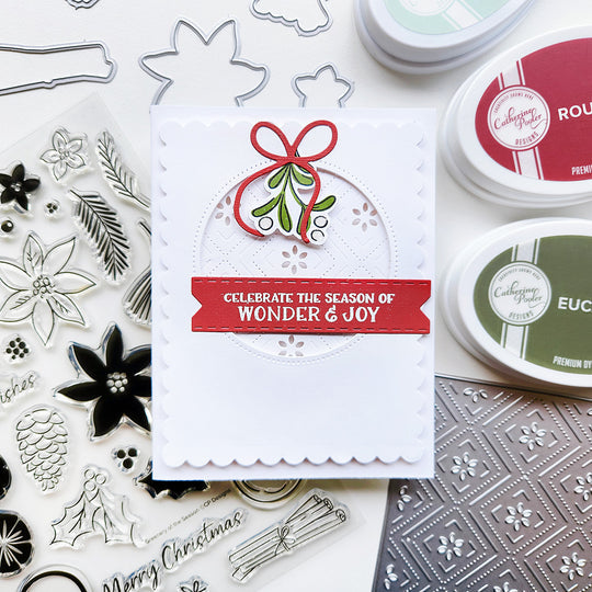 Catherine Pooler Greenery of the Season Bundle - Stamp, Die & Stencil Bundle