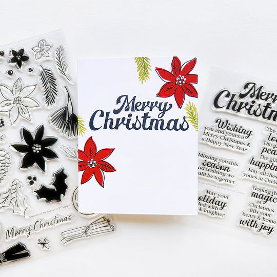 Catherine Pooler Inside Out Christmas Sentiments Stamp Set