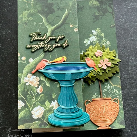 Honey Bee Stamps Lovely Layers: Bird Bath Honey Cuts