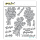 Honey Bee Stamps Work Of Heart - 6"x6" Stamp Set