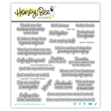 Honey Bee Stamps Crafty Friends - 6"x6" Stamp Set