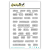 Honey Bee Stamps Swatched - 3"x4" Stamp Set