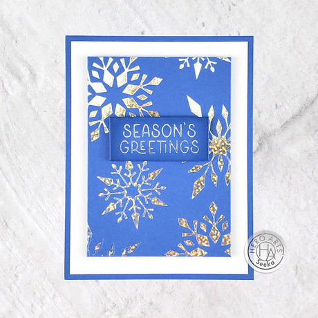 Hero Arts Three Holiday Messages Hot Foil Plate