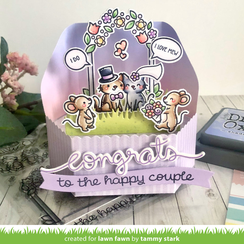 Lawn Fawn All the Speech Bubbles Stamp and Die Set Bundle