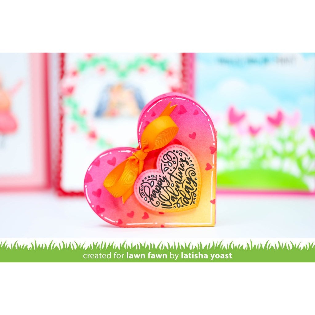 Lawn Fawn Heart Pouch Die Set