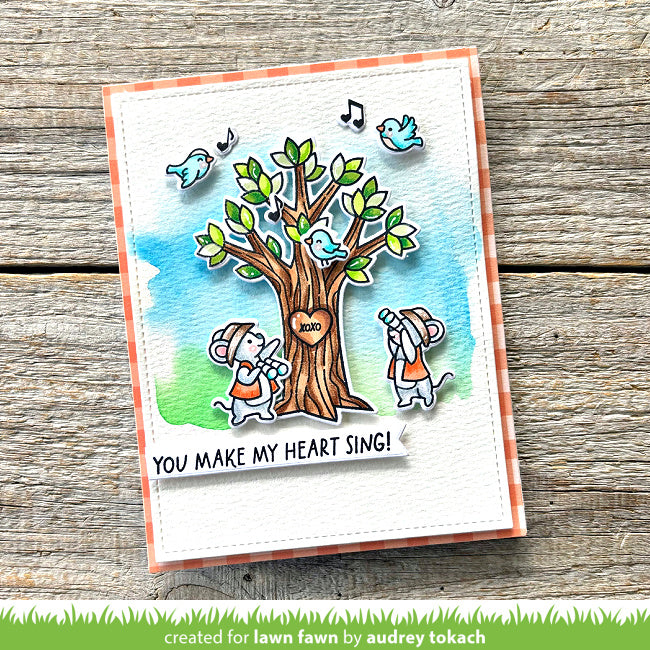 Lawn Fawn Heart Tree Bundle