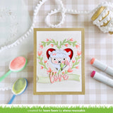 Lawn Fawn Heart Wreath Stencils