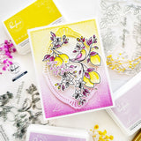 Pinkfresh Studio Heart of Gold Stamp, Die & Stencil Bundle