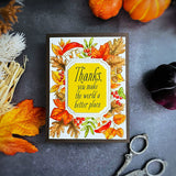 Spellbinders Notched Corner Frames Etched Dies - BetterPress Autumn Collection