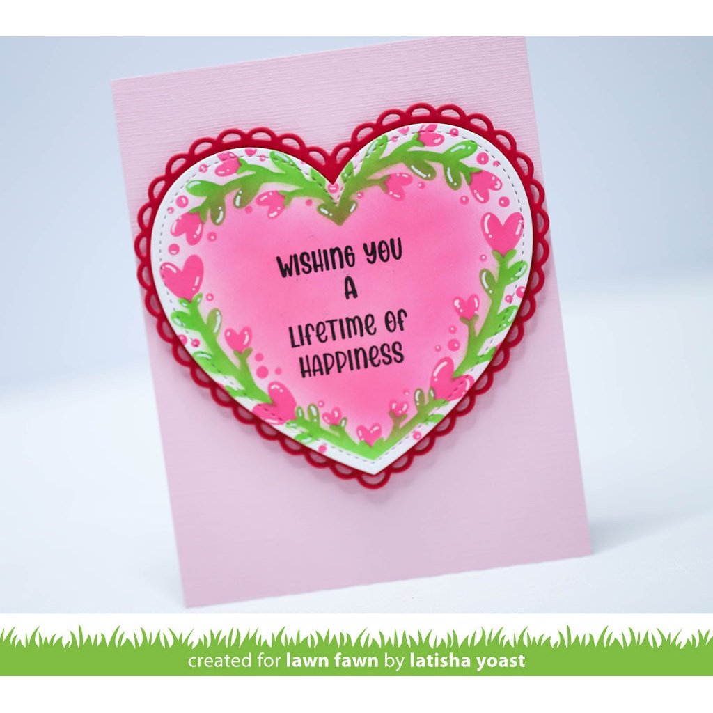 Lawn Fawn Henry's Build-a-Sentiment: Spring Stamp Set