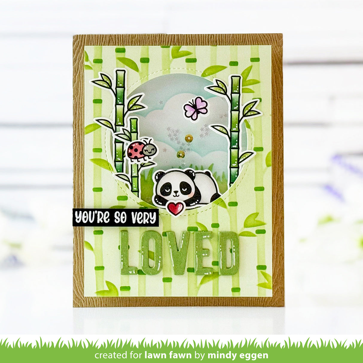 Lawn Fawn I Heart Pandas Add-on Bundle