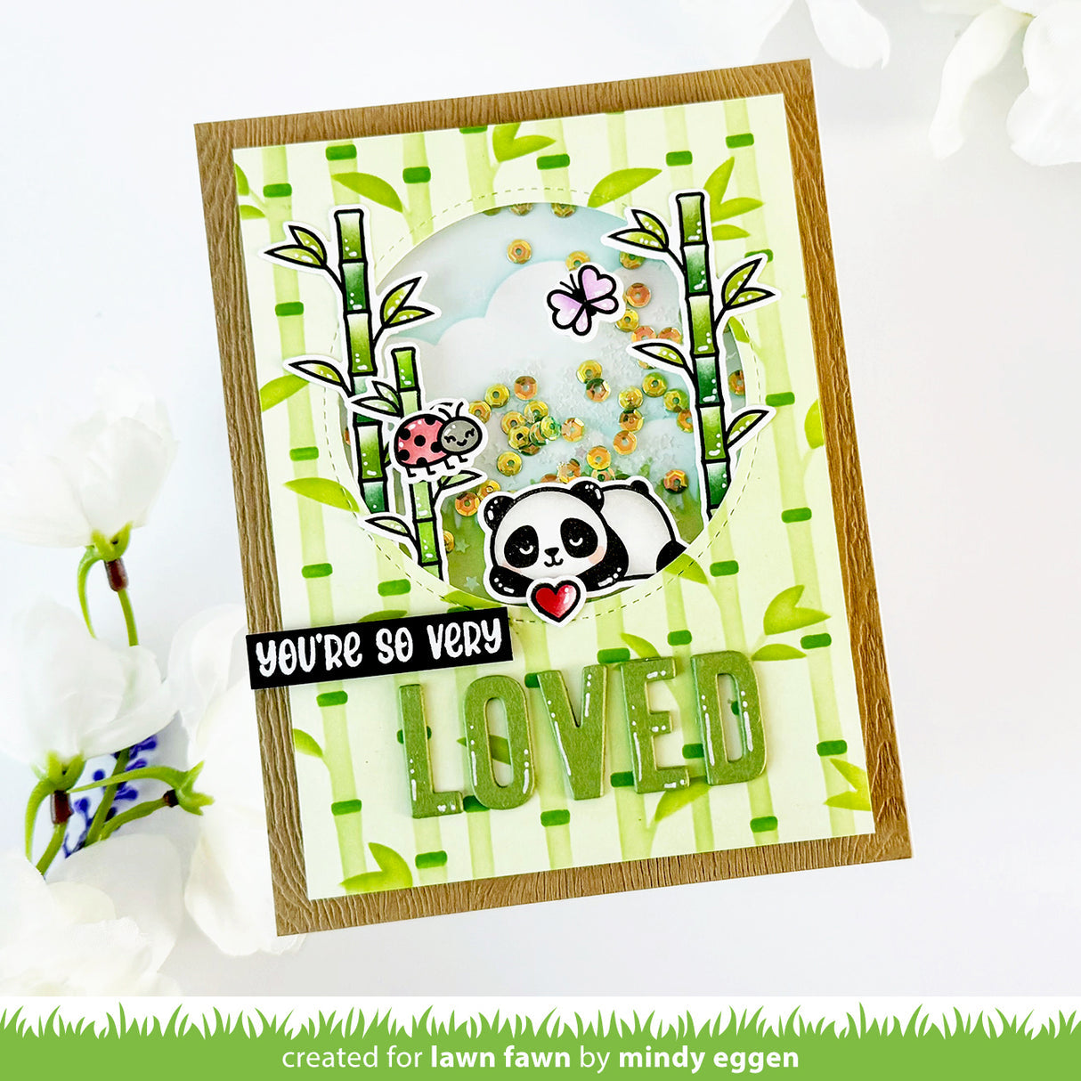 Lawn Fawn I Heart Pandas Add-on Bundle