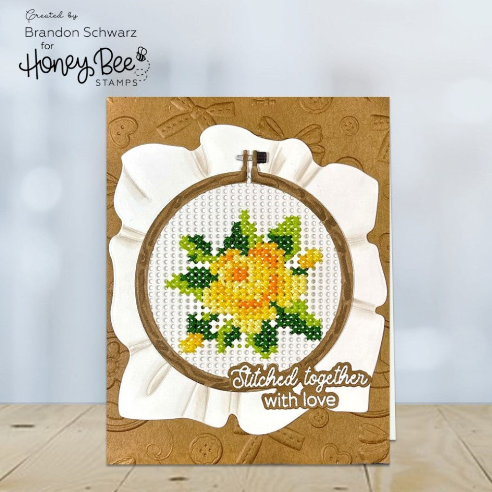 Honey Bee Stamps Lovely Layers: Circle Embroidery Hoop - Honey Cuts