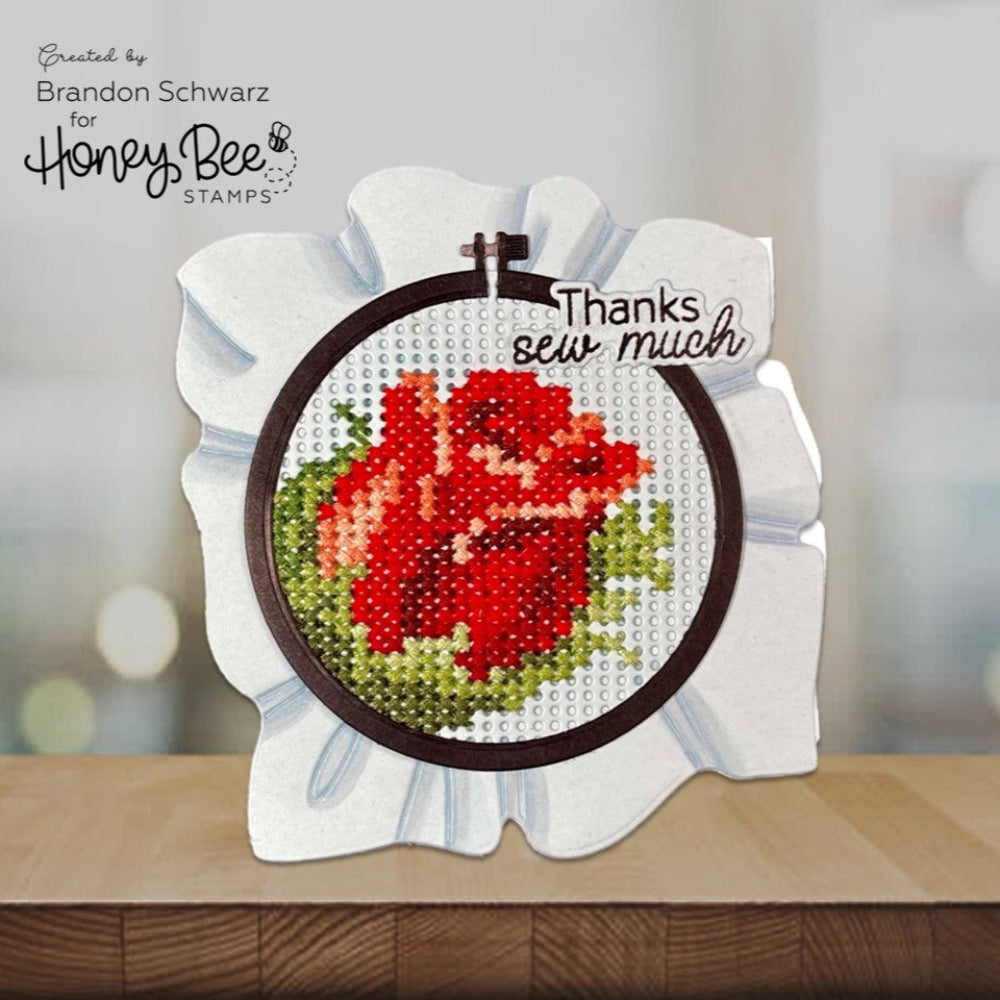 Honey Bee Stamps Lovely Layers: Circle Embroidery Hoop - Honey Cuts