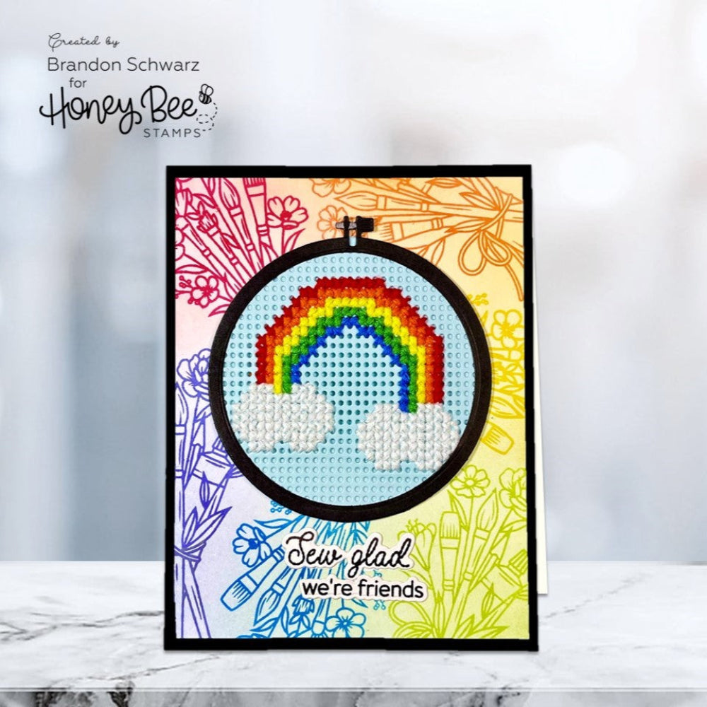 Honey Bee Stamps Sew Glad - 4"x6" Stamp Set