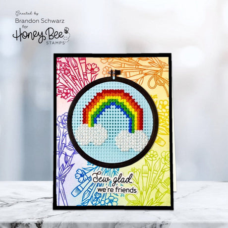 Honey Bee Stamps Sew Glad - 4"x6" Stamp Set
