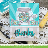 Lawn Fawn Lawn Clippings Draped Ribbons Stencil