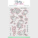 Pretty Pink Posh Hummingbird Floral bundle
