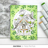 Pretty Pink Posh Hummingbird Floral bundle