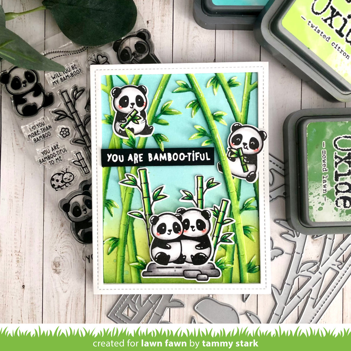 Lawn Fawn I Heart Pandas Bundle