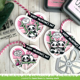 Lawn Fawn Stitched Happy Heart Geo Frame Add-on