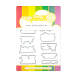 Waffle Flower Purrfect Sentiments Stamp and Die Set Combo