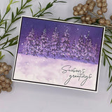 Spellbinders Seasons Greetings Evergreens Press Plate & Die Set - More BetterPress Christmas Collection