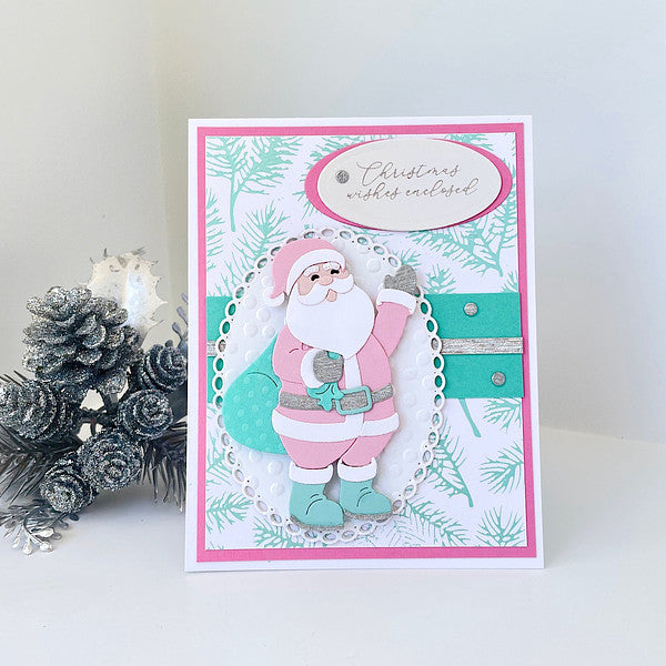 Spellbinders Pine Sprays Hot Foil Plate - Glimmer for the Holidays Collection
