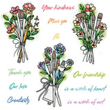 Honey Bee Stamps Work Of Heart - 6"x6" Stamp Set