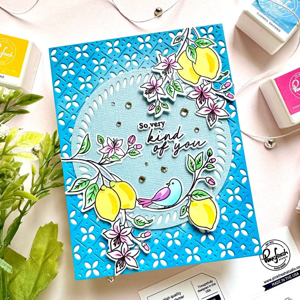 Pinkfresh Studio Heart of Gold Stamp, Die & Stencil Bundle