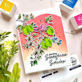 Pinkfresh Studio Heart of Gold Stamp, Die & Stencil Bundle