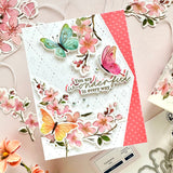 Pinkfresh Studio Sakura Stamp, Die, Stencil and Washi Bundle