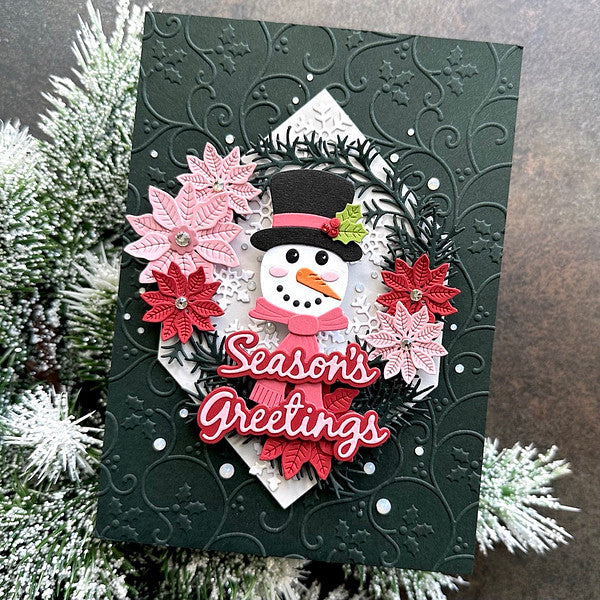 Spellbinders Christmas Wreath Add-Ons Etched Dies - Beautiful Wreaths Collection - Suzanne Hue