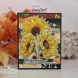 Honey Bee Bloom with Grace - 6 x 8 Stamp Set, Coordinating Stencil & Honey Cuts