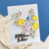 Pinkfresh Studio Heart of Gold Stamp, Die & Stencil Bundle