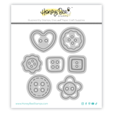 Honey Bee Stamps In Stitches: Buttons - Honey Cuts