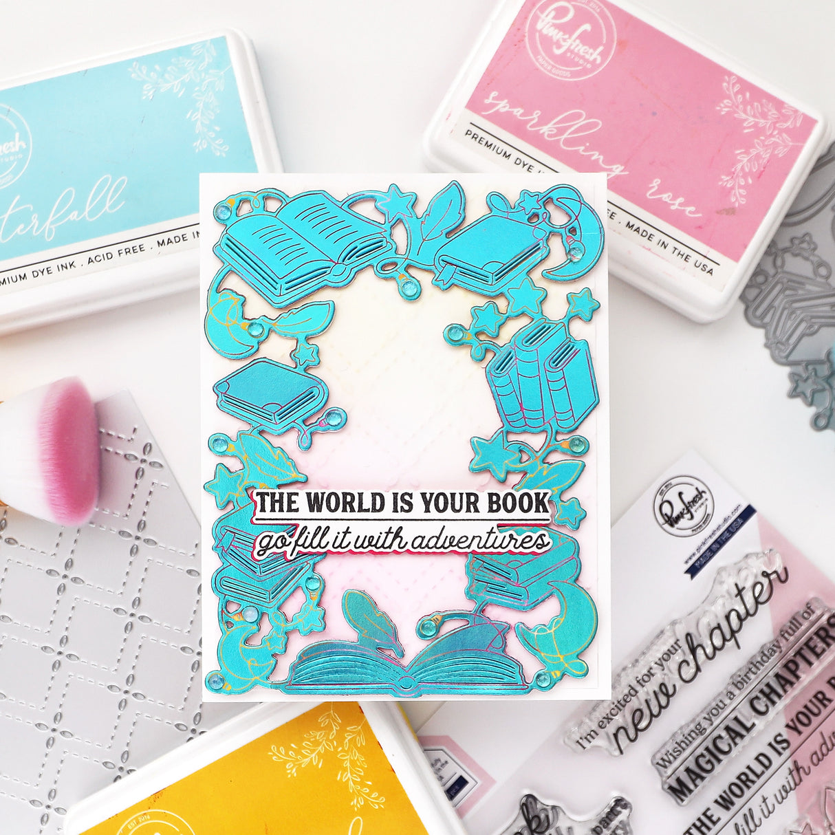 Pinkfresh Studio Petal Trellis coverplate die