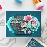 Pinkfresh Studio Nested Hexagons Double Stitch Die