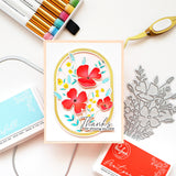 Pinkfresh Studio Nested Elongated Ovals Die & Press Plate Bundle