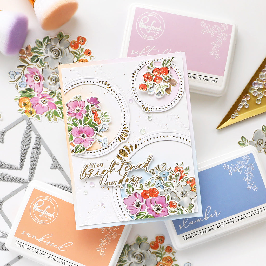 Pinkfresh Studio Leafy Lattice Die & Press Plate Bundle