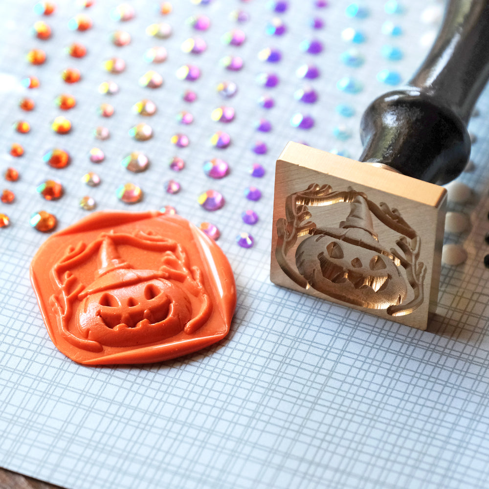 Honey Bee Jack-o-Lantern Wax Stamper