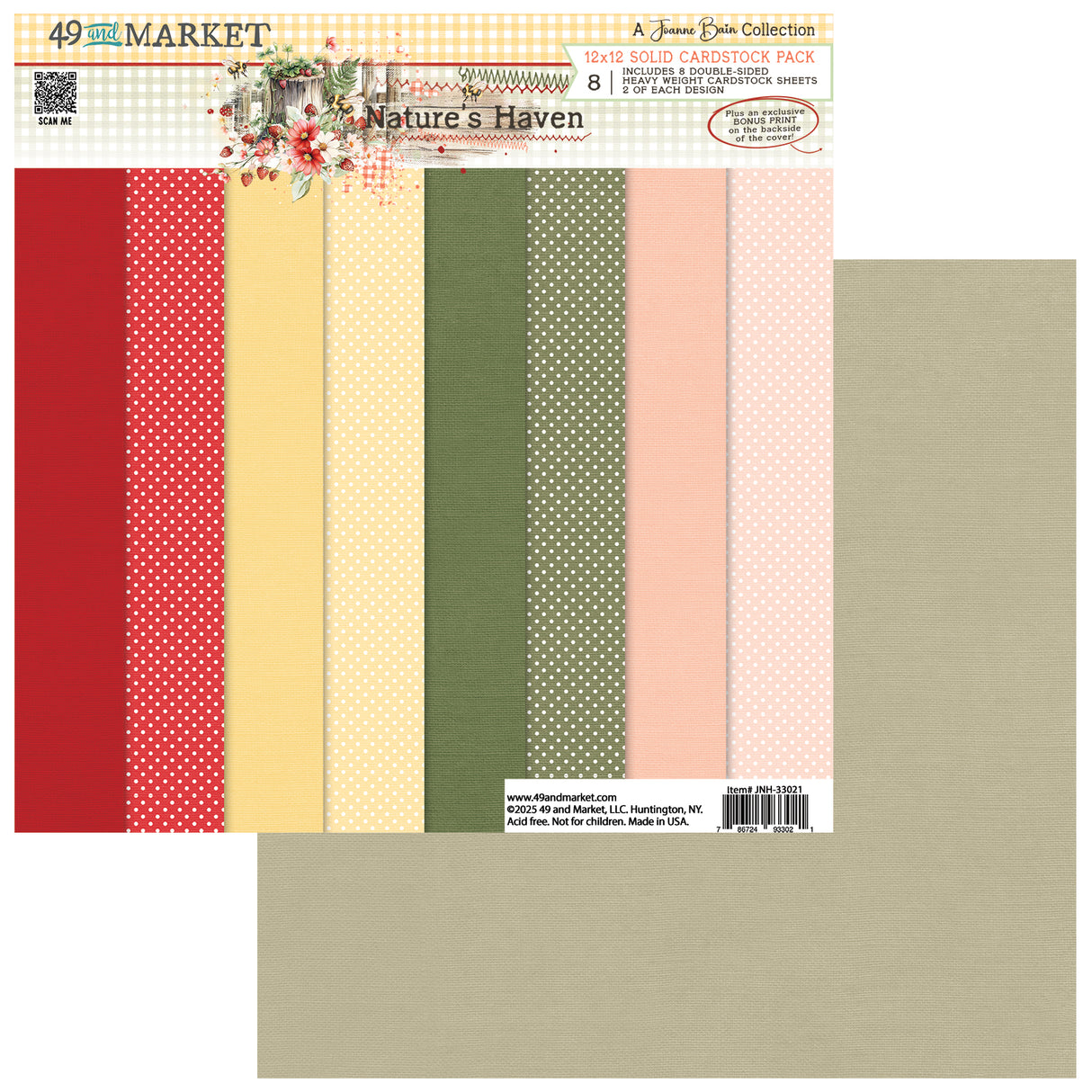 49 and Market Nature’s Haven – 12 x12 Solids Collection Pack