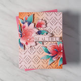 Pinkfresh Studio Butterflies in Bloom Stamp, Die, Stencil & Press Plate Bundle