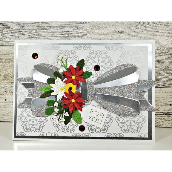 Spellbinders Petite Blooms and Sentiments - Merry & Bright Collection