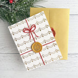 Spellbinders Sealed Holiday Squiggles Etched Dies - Sealed for the Holidays Collection