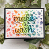 Spellbinders Layered Make a Wish Confetti Stencils - The Layered Stencils Collection