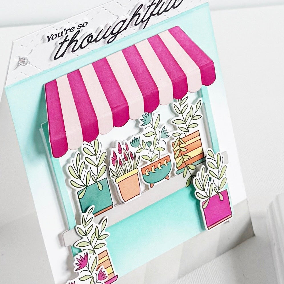 Pinkfresh Studio Petal Trellis coverplate die